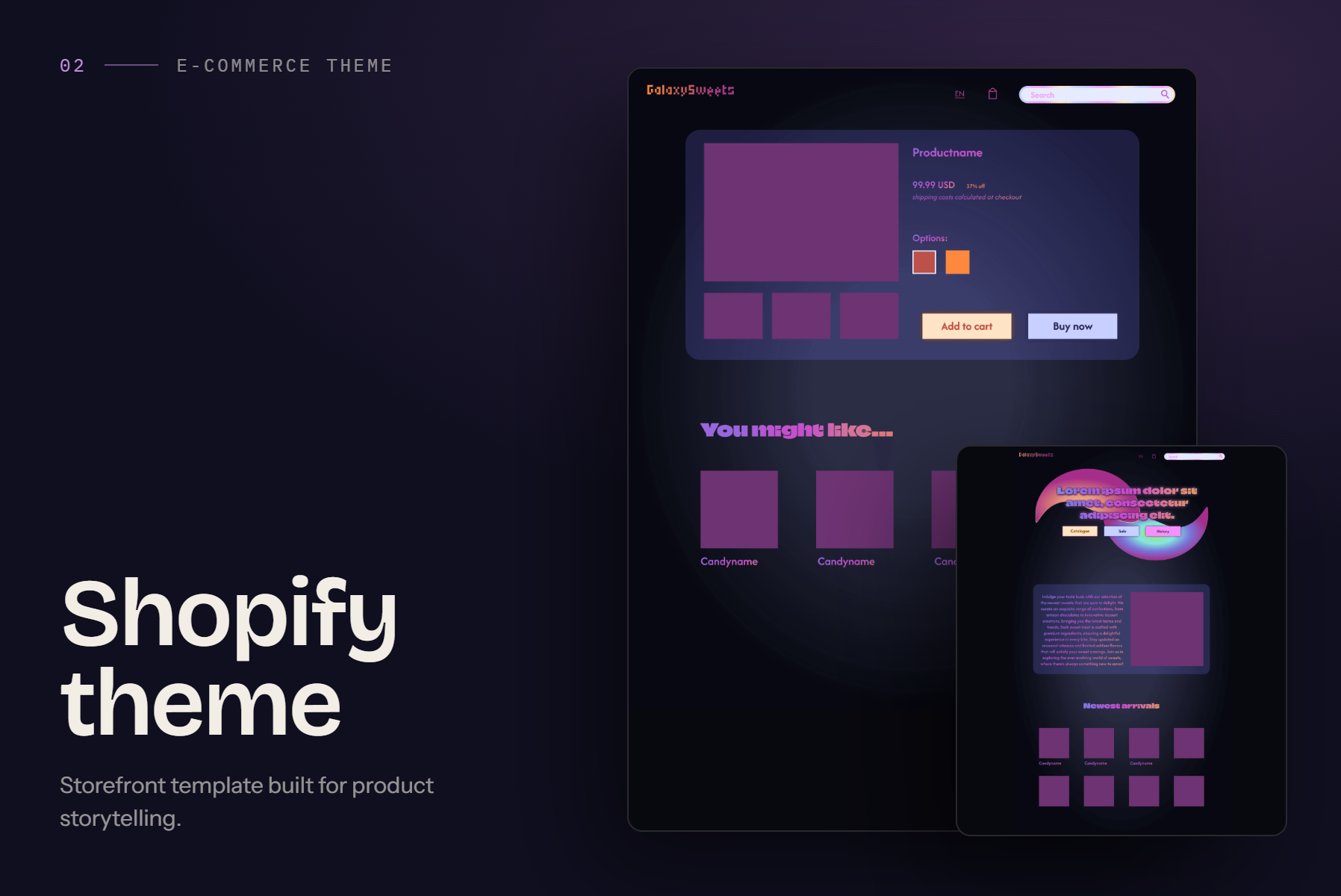 Shopify template