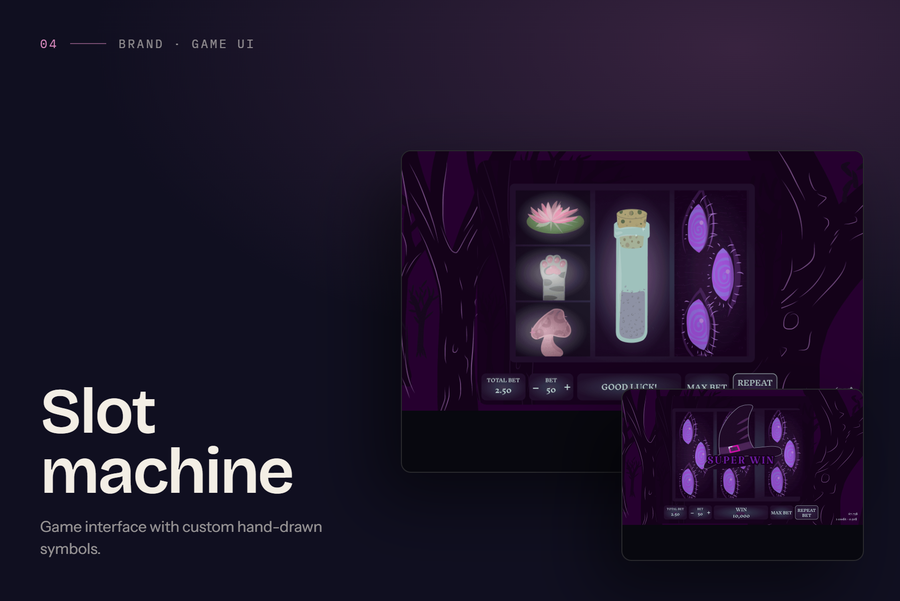 Slot game design